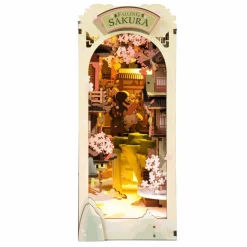 Rolife® Falling Sakura DIY Book Nook Shelf Insert Kit