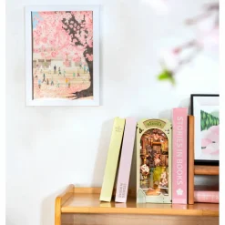 Rolife® Falling Sakura DIY Book Nook Shelf Insert Kit