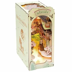 Rolife® Falling Sakura DIY Book Nook Shelf Insert Kit