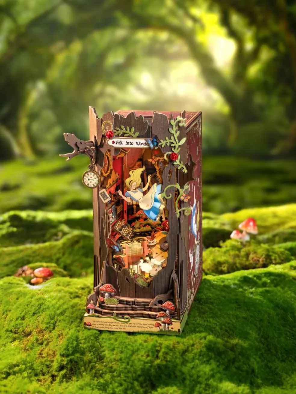 Rolife® Fall into Wonder DIY Book Nook Shelf Insert Kit