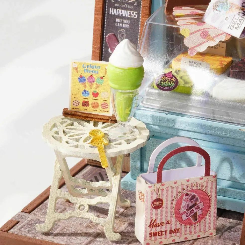 Rolife Gelato Stall DIY Miniature House DS052