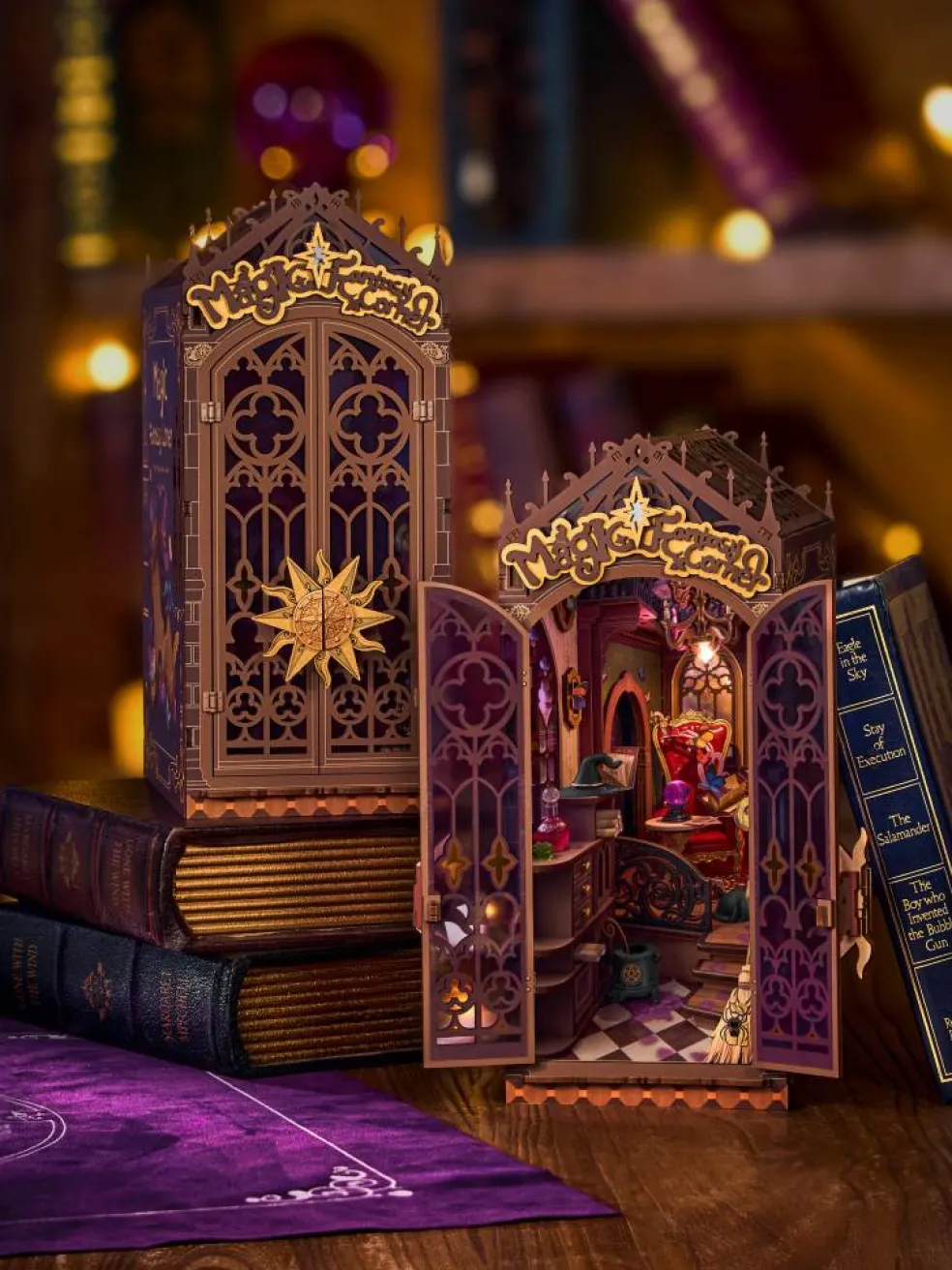 Rolife® Magic Fantasy Corner DIY Book Nook Kit