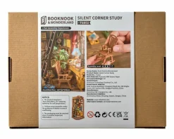 Rolife® Silent Corner Study DIY Book Nook Shelf Insert Kit