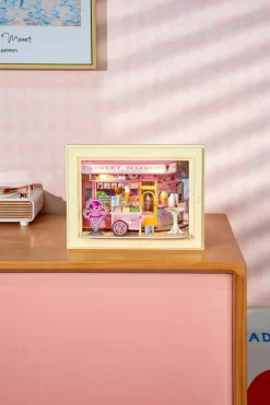 Rolife® Story Frames Sweet Scoopery Ice Cream Miniature Diorama Kit