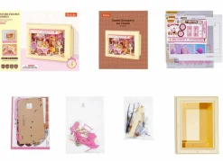Rolife® Story Frames Sweet Scoopery Ice Cream Miniature Diorama Kit