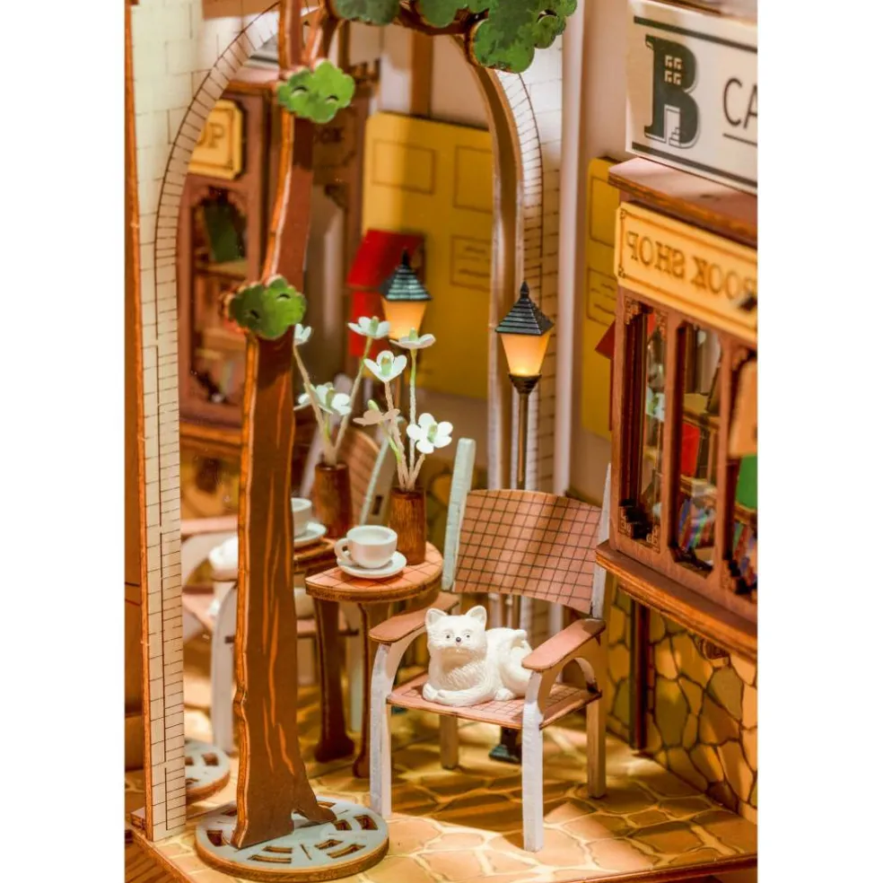 Rolife® Sunshine Town DIY Book Nook Shelf Insert Kit