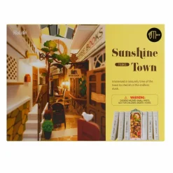 Rolife® Sunshine Town DIY Book Nook Shelf Insert Kit