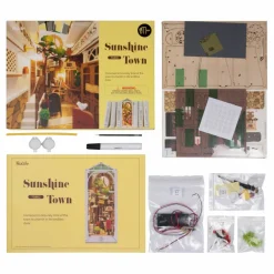 Rolife® Sunshine Town DIY Book Nook Shelf Insert Kit