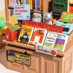 Rolife® Super Creator Fascinating Book Store DIY Miniature Kit
