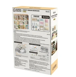Rolife® Super Creator Sweet Dream Bedroom DIY Miniature Kit