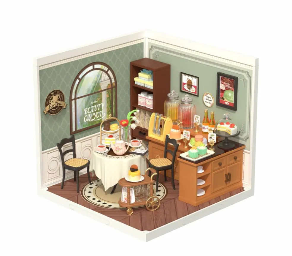 Rolife® Super Creator Sweet Sips Tea DIY Miniature Kit