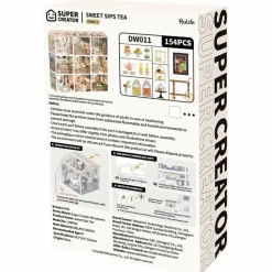 Rolife® Super Creator Sweet Sips Tea DIY Miniature Kit