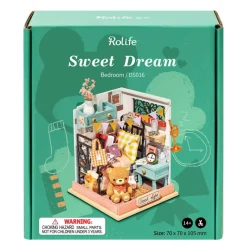 Rolife® Sweet Dream Bedroom DIY Miniature Kit