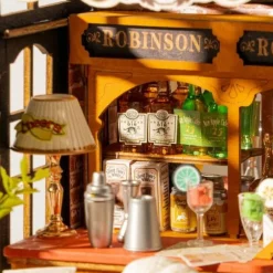Rolife Tipsy Cat Bar DIY Miniature House DS054