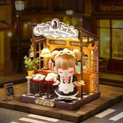 Rolife Tipsy Cat Bar DIY Miniature House DS054