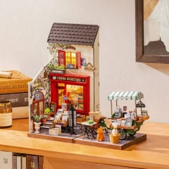 Rolife Vienna Bookstore DIY Miniature House DG183