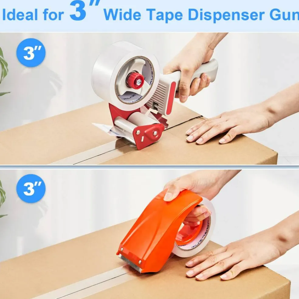 12 Rolls Clear Packing Tape, Heavy Duty Packaging Tape