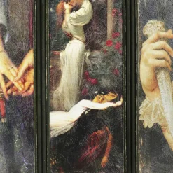 19" Romeo & Juliet Folding Screen in Ornate Frame by Ashland®