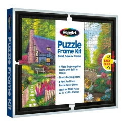 RoseArt Brown Puzzle Frame Kit