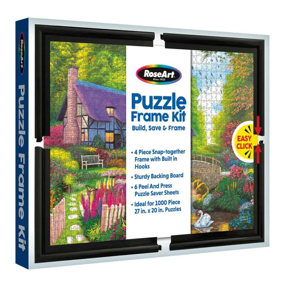 RoseArt Brown Puzzle Frame Kit