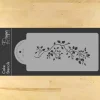 Rosebud Vine Cake Stencil | C047 by Designer Stencils | Cake Decorating Tools |