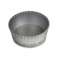 Round Designer Container - Silver