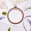 Round Flexi Hoop Nurge 230-2 Woodgrain