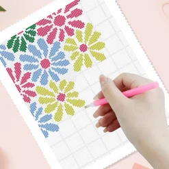 Round Grid Diamond Art Blank Canvases, 2ct. by Make Market®