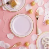 7.5" Round Lunch Plates with Gold Trim by Celebrate It™, 10ct.