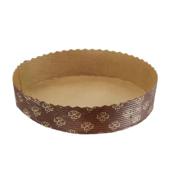 6 1/8" Round Paper Cake Pan, 25-pack