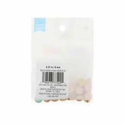 Round Pastel Enameled Metal Alphabet Beads, 52ct. by Creatology™