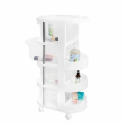 Round Plastic Storage Cart by Simply Tidy®