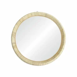 25" Round Rattan Mirror by Ashland®
