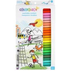 Round Tip Washable Markers by Creatology™