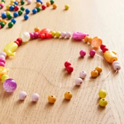 Round Wood Beads by Creatology™