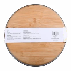 Round Wood Snackle Box by Makery™