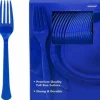 Royal Blue, Heavy Duty Plastic Fork - 50 Forks/Pack