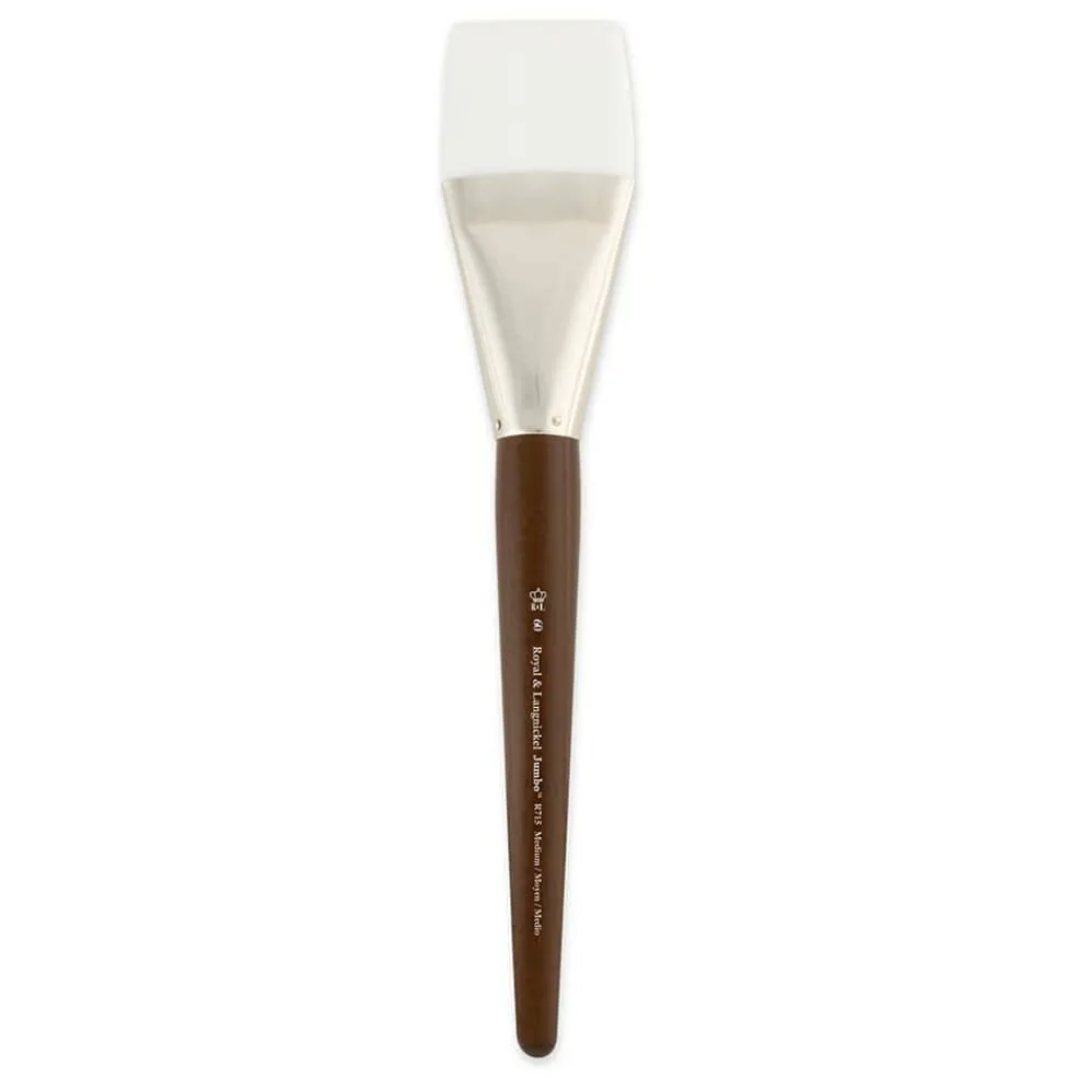 Royal & Langnickel® Jumbo™ White Taklon Flat Brush