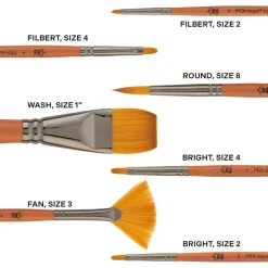 Royal & Langnickel®  MIX-tique™ Wash Brush Variety Set