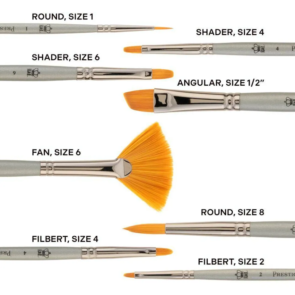 Royal & Langnickel® Prestige™ Variety Brush Set