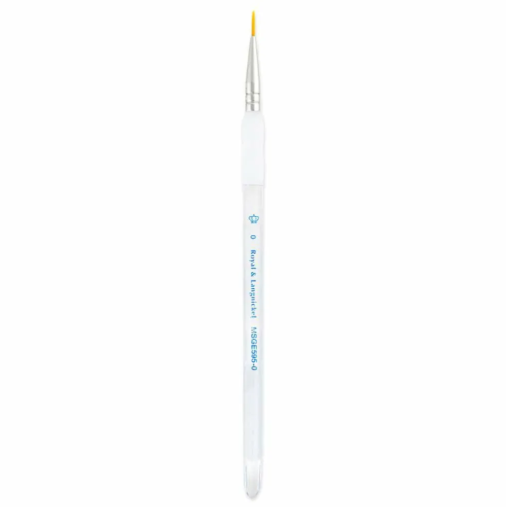 Royal & Langnickel® Soft-Grip™ Gold Taklon Short Liner Brush
