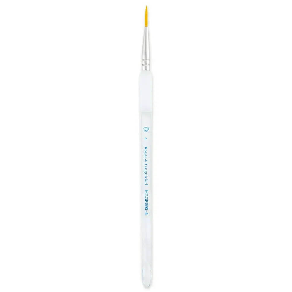 Royal & Langnickel® Soft-Grip™ Gold Taklon Short Liner Brush