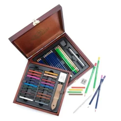 RSET-DRAW1600 | Essentials™ 49pc Drawing Travel Art Set