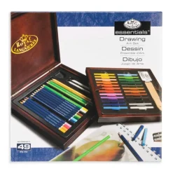 RSET-DRAW1600 | Essentials™ 49pc Drawing Travel Art Set