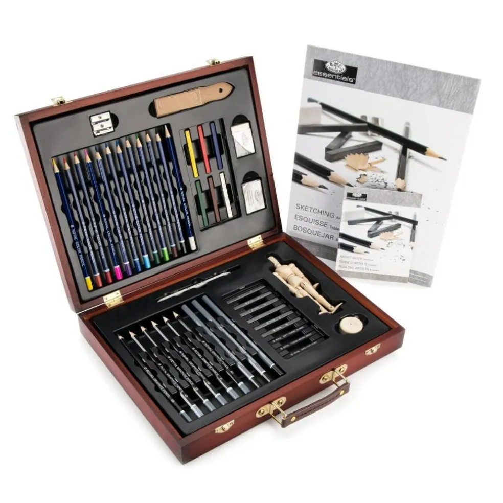 RSET-DS2030 | Essentials™ 45pc Sketching & Drawing Travel Art Set