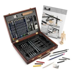 RSET-DS2030 | Essentials™ 45pc Sketching & Drawing Travel Art Set