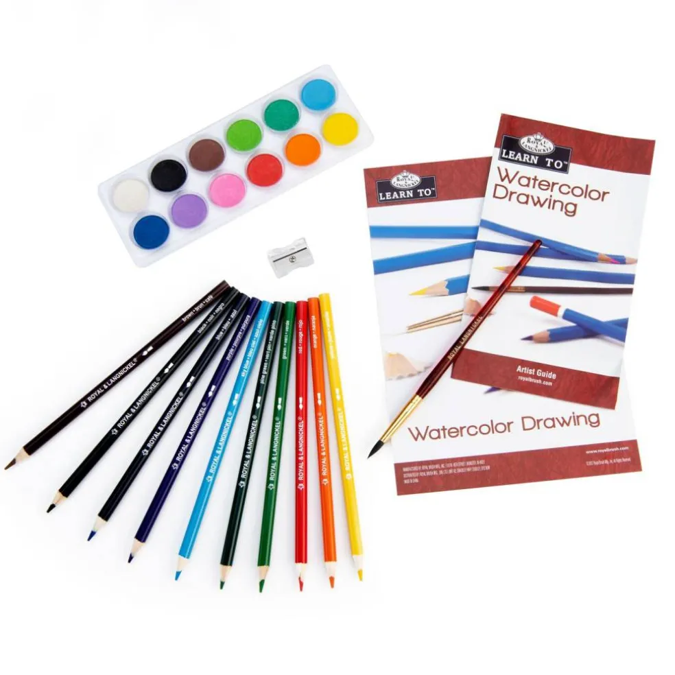 RSET-LT251 | Learn To™ 33pc Watercolor Drawing Art Set