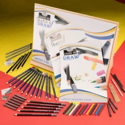 RSET-LT102 | Learn To Sketch & Draw Set - 58pc