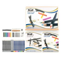 RSET-LT102 | Learn To Sketch & Draw Set - 58pc