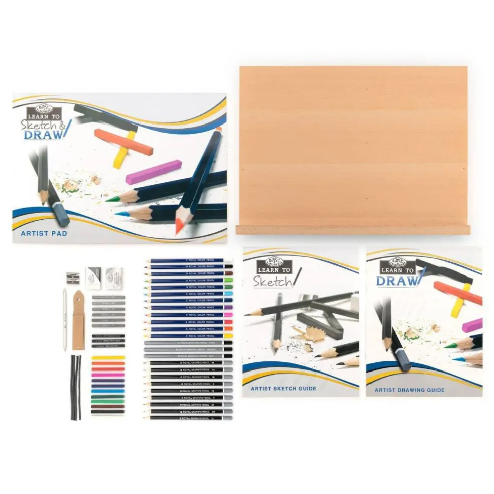 RSET-LT102 | Learn To Sketch & Draw Set - 58pc
